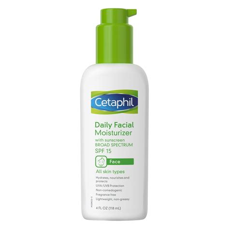 Cetaphil daily facial moisturizers .